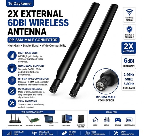 External 6dbi wireless - external,