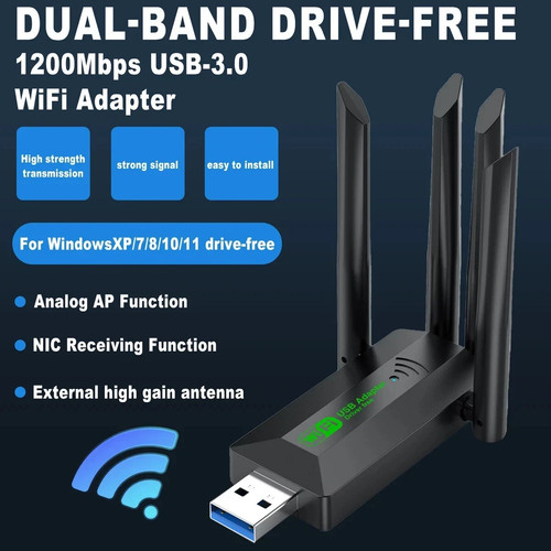 1800mbps usb wifi - usb, adapter