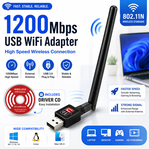 1200mbps wireless wifi - 1200mbps,