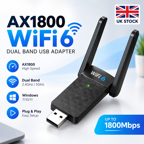 1800mbps usb wifi adapter dual - adapter,