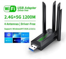 1800Mbps Dual Band 2.4/5G USB